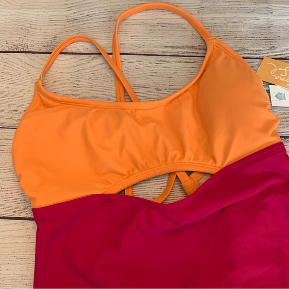 NWT Kona Sol Women's Colorblock 1 PC Swimsuit M 8-10 - Picture 4 of 10